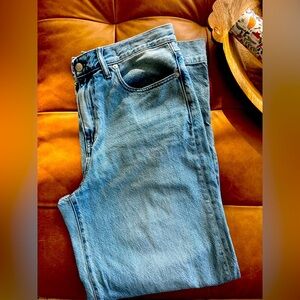 Classic Wide Leg Madewell Blue Jeans